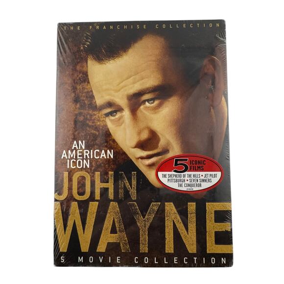An American Icon John Wayne Five Movie Collection DVD New Sealed - Picture 1 of 3